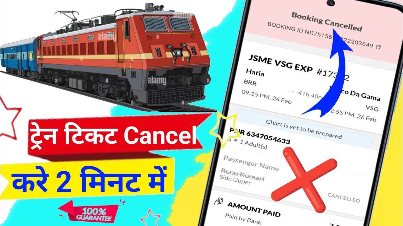 How To Cancel Train Ticket