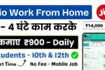 jio work from home new job